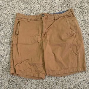 Men’s Caramel Colored Shorts, 32 Waist
